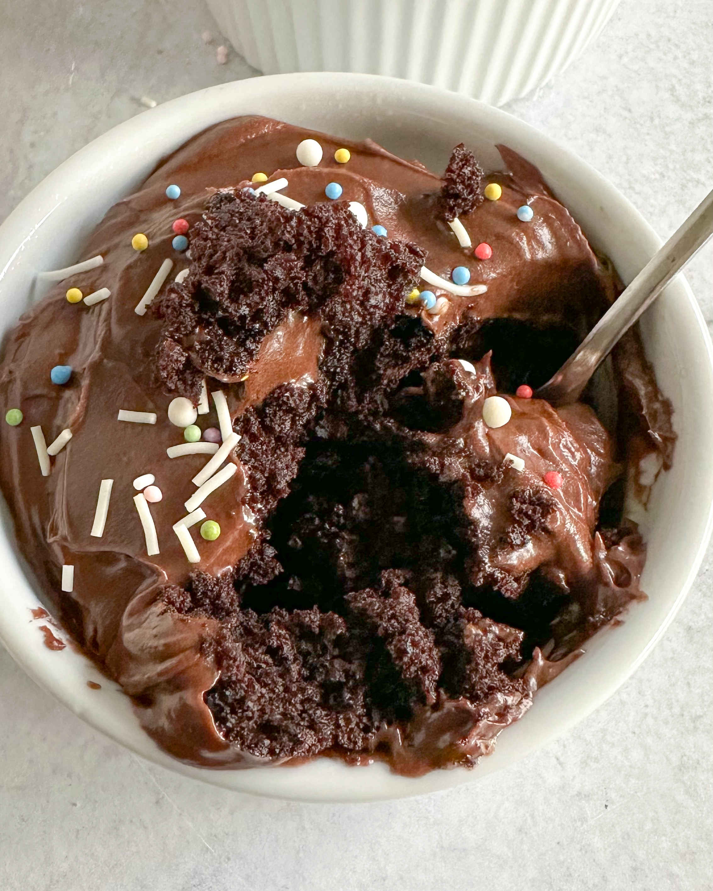 Gluten-free Chocolate cake for two - The Breadless Brunette